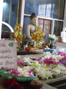 Sacrifice gifts to Buddha. Anuradhapura in Sri Lanka