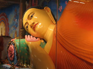 A huge Buddha figure in Anuradhapura