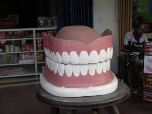 fake teeth :-)