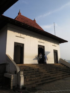 At the cave temples in Dambulla close to Sigiriya (Lion Rock) 