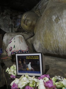 Large lying Buddha close to Sigiriya (Lion Rock)