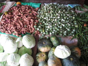 Vegetables from Vegetable stalls