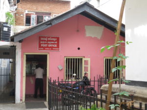 Pink Post Office in Kandy