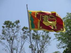The Sri Lanka flag