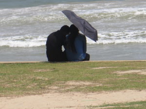 Lunch impression by the sea. Sri Lanka - Along the southern coast