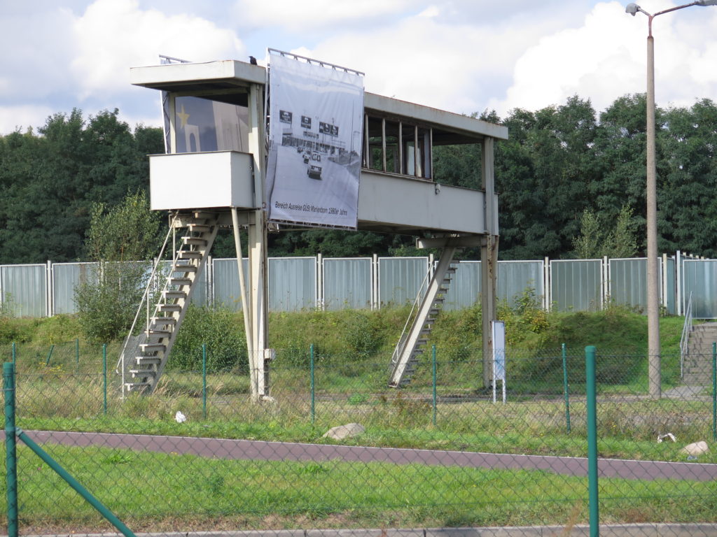 Vagttårn ved Marienborn grænseovergang