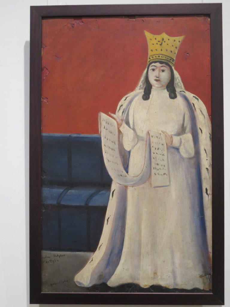 Woman with a Queen Tamar "Dronning Tamar" af Pirosmani