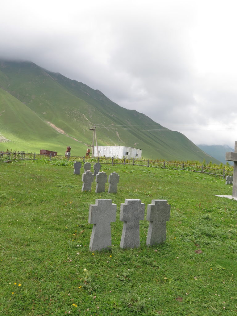 Kirkegård, hvor tyske krigsfanger ligger begravet