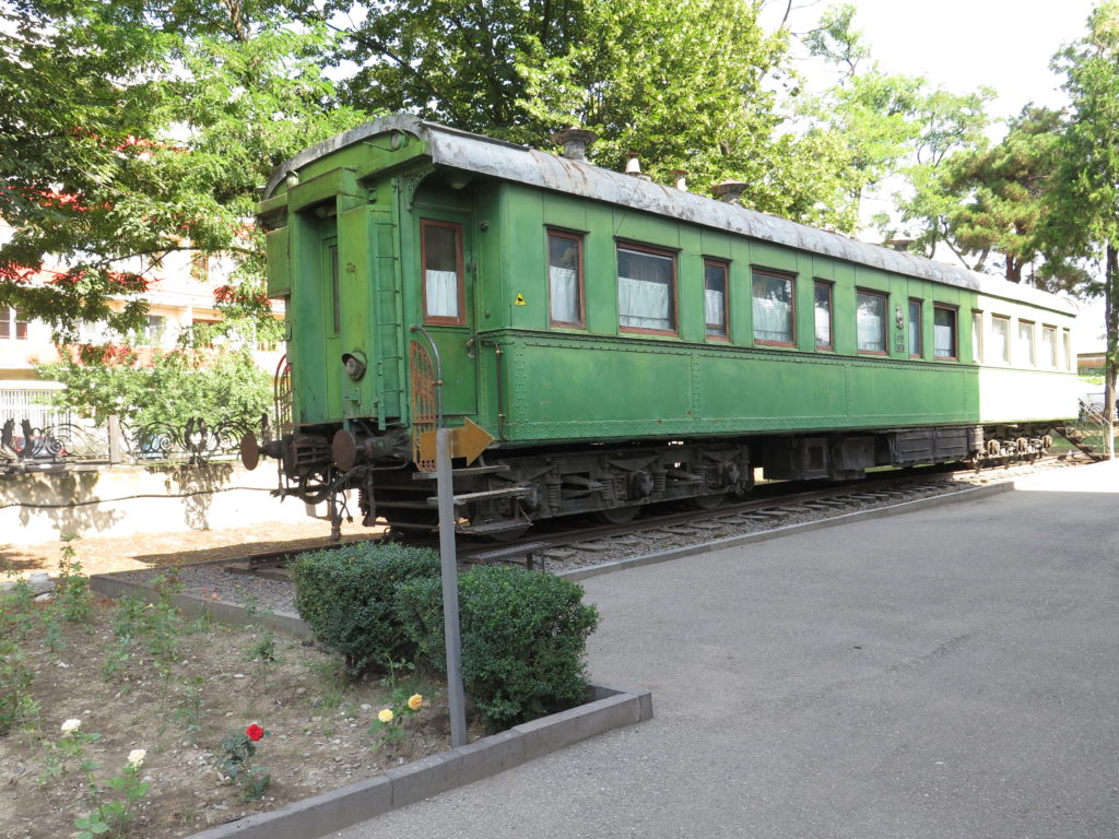 Stalins personlige togvogn fra museet i Gori, Georgien