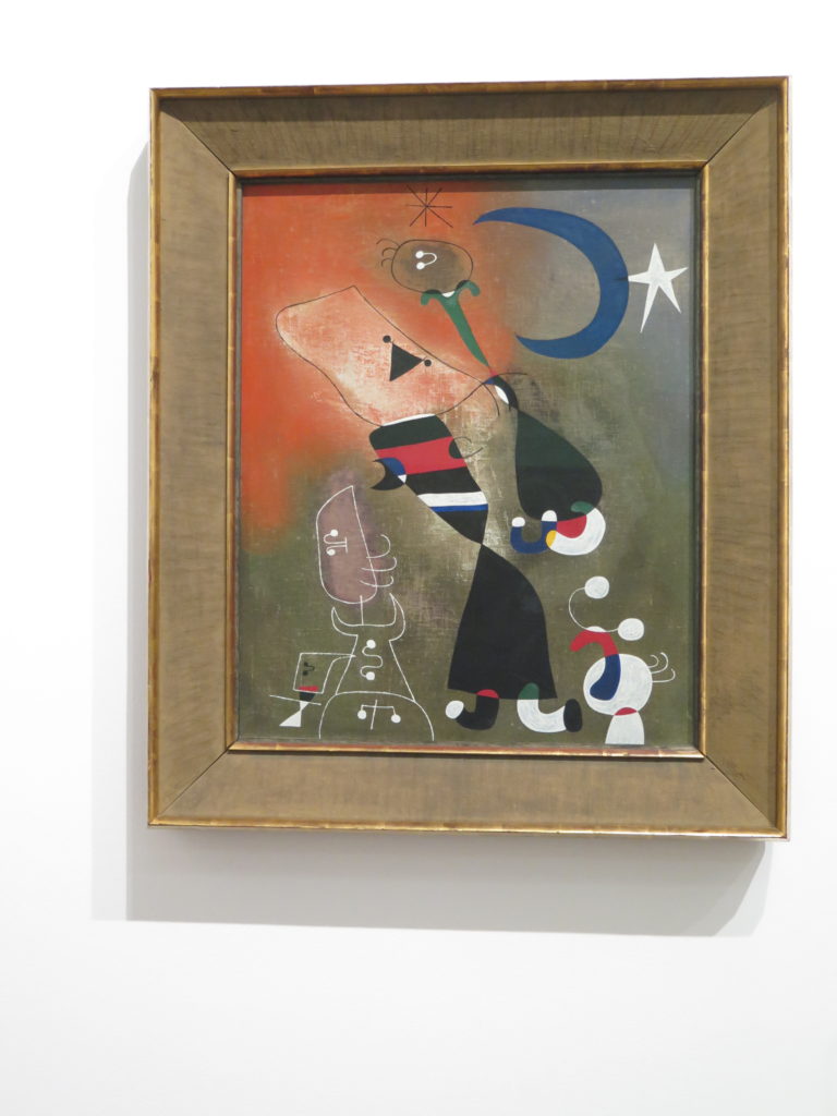 Joan Mirós Women and Bird in the Moonlight på Tate Modern London
