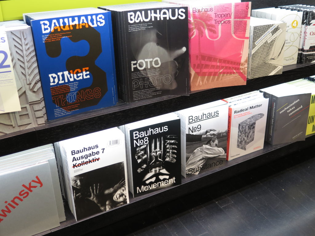 Bauhaus-bøger i shoppen på Tate Modern London