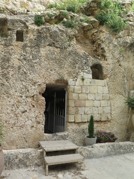 Indgang til Jesu grav i Garden Tomb