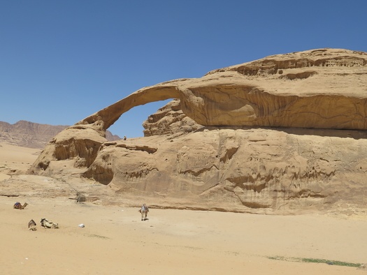 Natur i Wadi Rum ørkenen