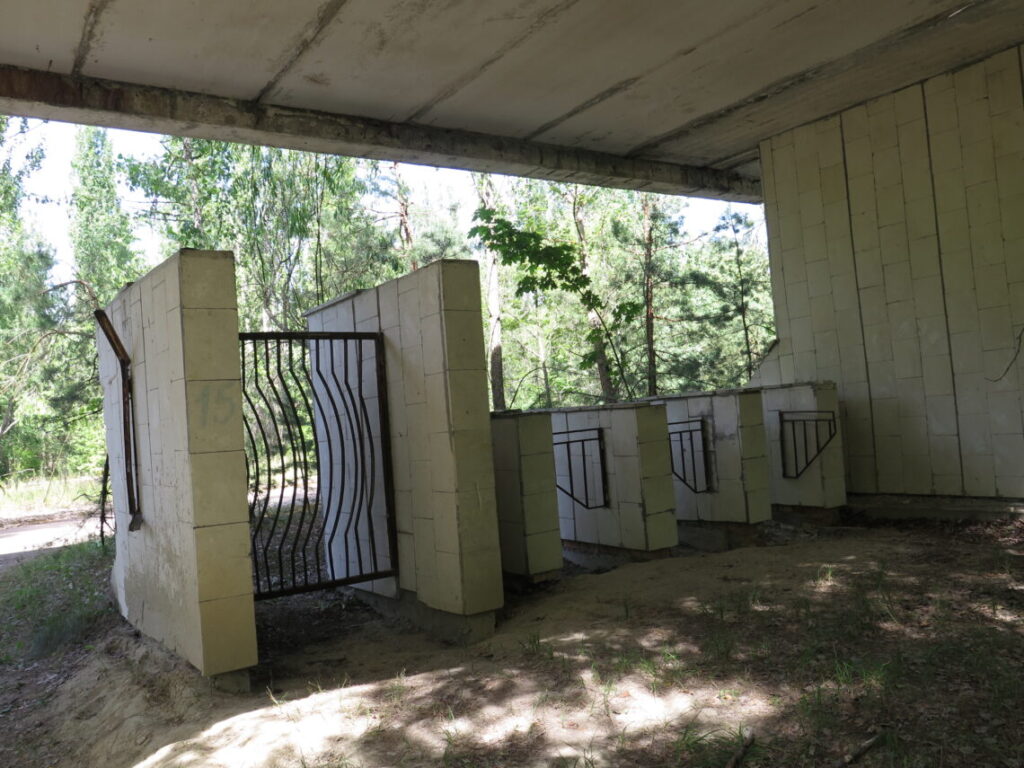 Indgang til stadion i Pripyat