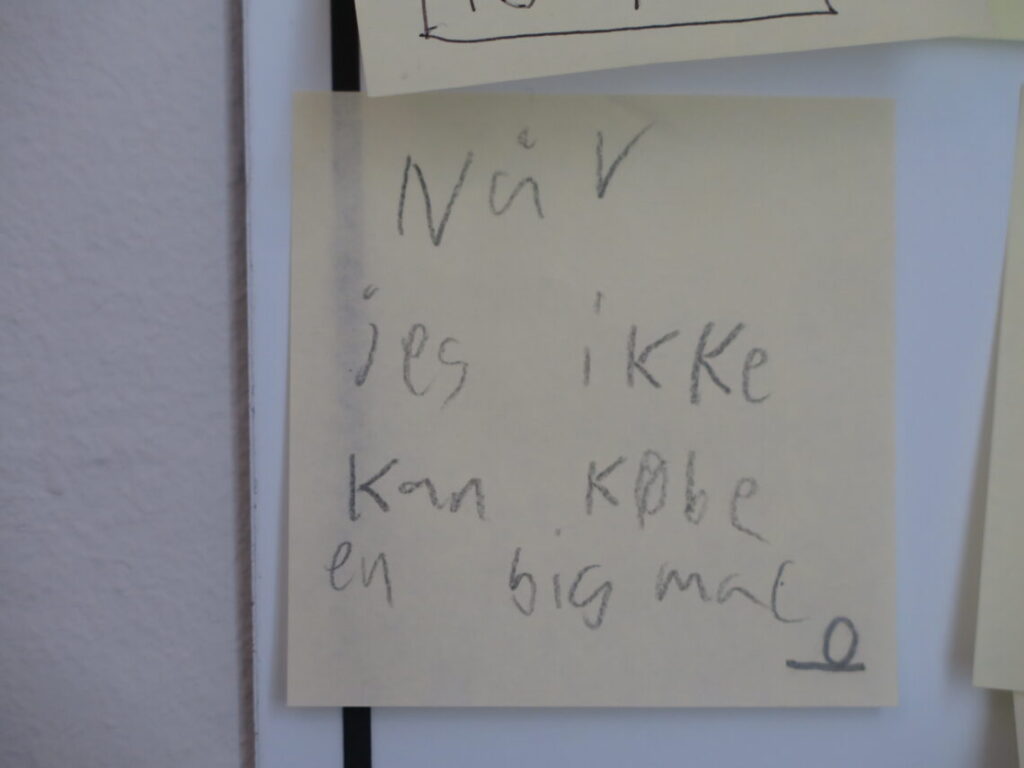 Når jeg ikke kan købe en big mac