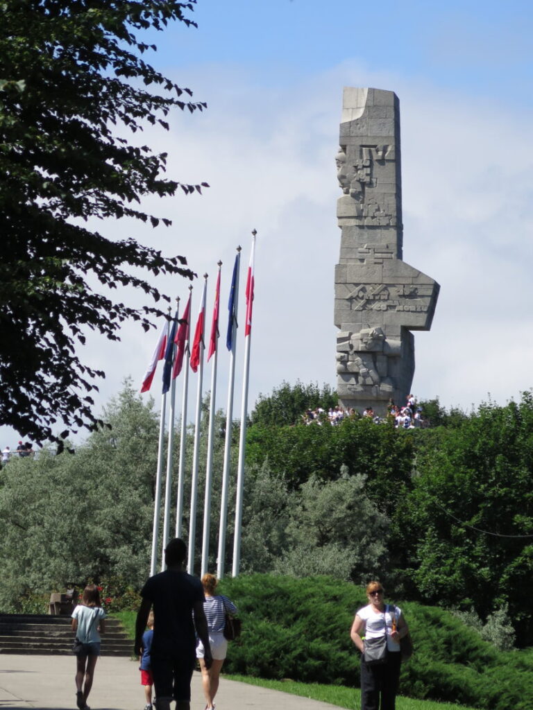 Monument til minde om dem der forsvarede Westerplatte