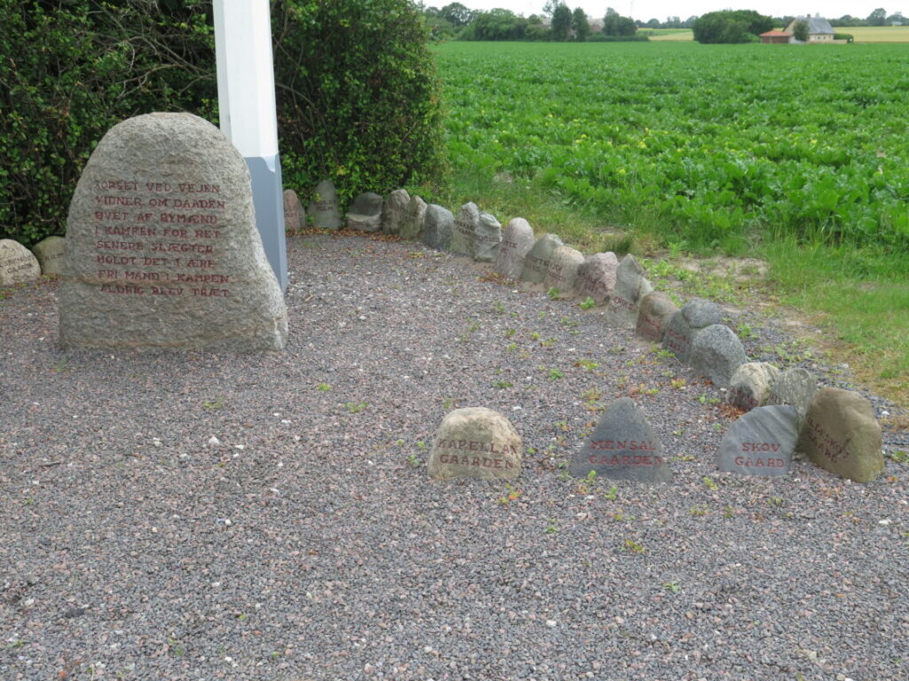 Sten ved Skalkekorset i Frejlev